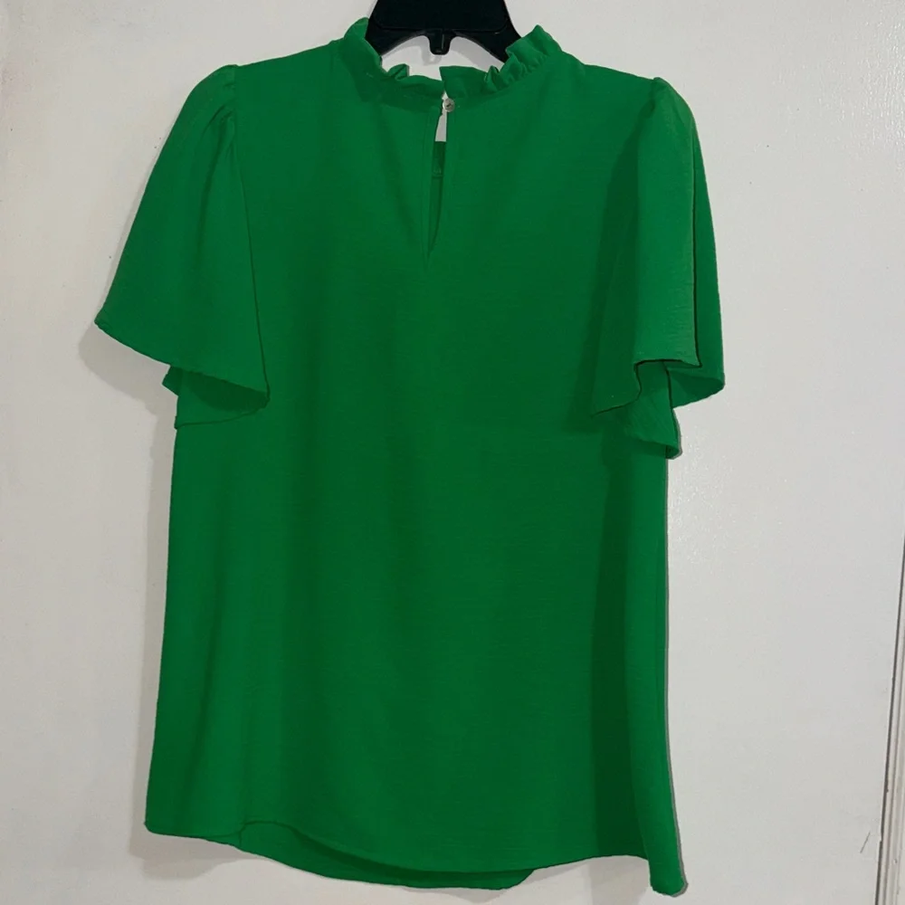 JODIFL Vibrant Green Blouse - Picture 3 of 3